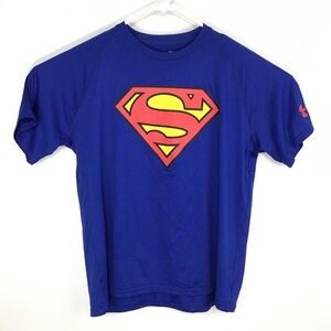 Under Armour HeatGear DC Comics Superman men’s short sleeve tee shirt large